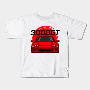 Front Red 3000GT 1994 1997 JDM Kids T-Shirt